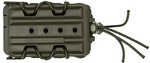 High Speed Gear 162R01OD X2R Taco V2 Mag Pouch Double, OD Green Polymer, Belt Clip/MOLLE U-Mount, Compatible W/ AR/AK Ri