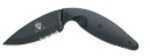 KABAR TDI Law Enforcement Fixed Blade Knife AUS 8A/Black Serrated Drop Point Nylon Sheath 3.68" Black Zytel Box 1483