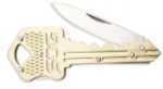 SOG Folding Key Knife 5Cr13MoV Plain Shaped 1.5" Brass Key102-CP