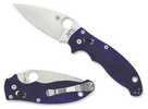 Spyderco Manix 2 Folding Knife CPMS110V Dark Blue G-10 C101GPDBL2