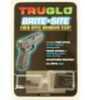 Truglo Brite-Site Fiber Optic Sight Fits Low for Glock 9/40SW/357Sig TG131G1