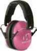 Walkers Pro Low Profile Passive Folding Muff-31dB NRR-Pink