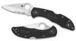 Spyderco Delica4 Lightweight Black FRN Comboedge