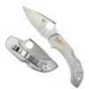 Spyderco Dragonfly Tattoo Stainless Steel Plainedge knive