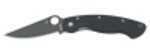 Spyderco Military Model Black G-10 Plainedge C36GPBK