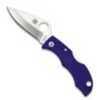 Spyderco Ladybug 3 Purple FRN Plainedge