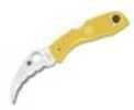 Spyderco Tasman Salt Yellow FRN H-1 Spyderedge Knife