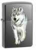 Zippo Wolf Lighter Black Ice 769