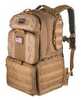 GPS Tactical Range Backpack Tall-Holds 4 Handguns-Tan