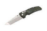 Hogue EX01 4 inch Folder Tanto Blade Tumb Finish G10 Green