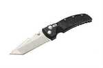 Hogue EX01 4 inch Folder Tanto Blade Tumb Finish G10 Black