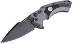 Hogue X5 3.5in Sig Tact Fold Spear Pt Blk Grey Alum Blk G10