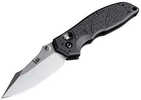 Hogue HK Exemplar 3.25in Fold Clip Pt Tumbled Fin G10 Black