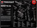 TekMat Ultra 20 Beretta 92 Gun Cleaning Mat