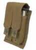 Double Pistol Mag Pouch W/ Griptite Coyote Tan