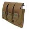 T ACP rogear Coyote Tan Triple Pistol Mag Pouch With Griptite