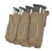 Quad Pistol Mag Pouch W/ Griptite Coyote Tan