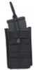 Single Rifle Mag Pouch Open Top Black