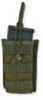 Single Rifle Mag Pouch Open Top Olive Drab Green