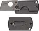 Spyderco Dogtag Folder 1.19 in Plain Black Aluminum Handle