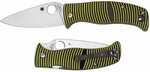 Spyderco Caribbean Folder 3.7 in Plain Black-Yellow G-10