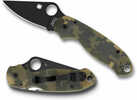 Spyderco Para 3 Folder 3.0 in Black Plain Digi Camo G-10