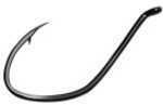 Gamakatsu 1/0 Big River Bait Hook Black 6 Per Pack 10185