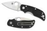 Spyderco Cat Black G-10 Plainedge Knife