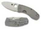 Spyderco Techno Titanium XHP Plainedge Knife