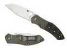 Spyderco- Myrtle Plain Edge Folding Knife With 3.71" Blade Md: C194CFTIP