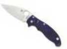 Spyderco Native 5 Folding Pocket Knife 2.95" Drop Point S110V Steel Blade G-10 Handle Dark Blue