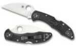 Spyderco Delica 4 Black FRN Wharncliffe SpyderEdge Folder