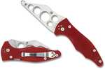 Spyderco Yojimbo 2 Trainer Folder 3.25 in Red G-10 Handle