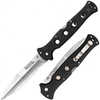 Cold Steel Cs-10AA Counter Point 6" Folding Plain AUS 10A Blade Black Griv-Ex Handle