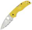 Spyderco Native 5 Salt Folder 2.95 in Serrated Yellow FRN