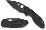 Spyderco Efficient Folder 2.98 in Black Plain G-10 Handle