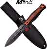 Master Fixed 4.8 in Blade Brown Pakkawood Handle