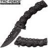 Tac-Force Assisted 3.5 in Blade Stonewash Stainless Handle