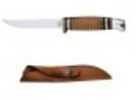 Case M3 Finn SS Fixed Blade Knife W/ Leather Sheath