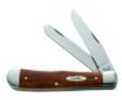 Case Trapper 4-1/8" Pocket Knife With Chestnut Bone Handle