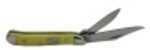 Case Peanut 2-7/8" Stainless Steel Pocket Knife With Synthetic Yellow Handle