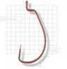 Gamakatsu 5/0 Worm Hook Offset Extra Wide Gap Red 6 Per Pack