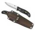 Spyderco Bushcraft G-10 Plainedge Leather Sheath FB26GP