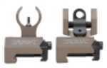 Troy Industries Micro HK Front & Rear Folding Sights FDE