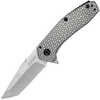 Kershaw Cathode Assisted 2.25 in Stonewash Plain SS Handle