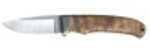 Schrade Nickel Bolster Fixed Blade Knife W/Leather Sheath