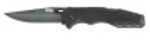 S.O.G SOG-Ff11-CP Salute 3.62" Folding Clip Point Plain Black Hardcased 8Cr13MoV SS Blade G10 Handle Includes Belt