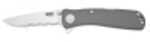 SOG Twitch II Folding Knife Partially Serrated Satin