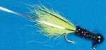 Slaters Chenille Jig #4 1/16Oz 3Pk Black/Black-Silver/Chartreuse Md#: Sj3-4Bs8T4