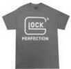 Glock AP95026 Perfection T-Shirt Short Sleeve Medium Gray                                                               